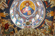 Pictură murală în biserica ortodoxă din Vama Buzăului